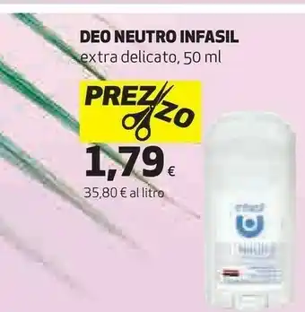 Coop Infasil Deodorante offerta