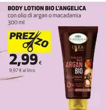 Coop L'angelica Body Lotion Bio offerta
