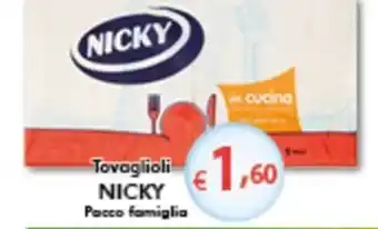 Bernava Tovaglioli NICKY Pacco famiglia offerta