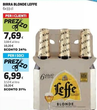 Coop Leffe Birra Blonde offerta