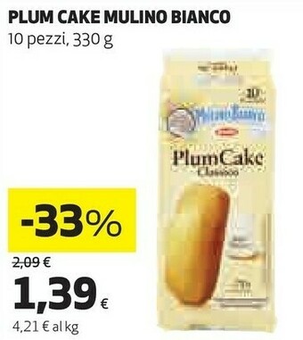 Coop Mulino Bianco PlumCake Classico 330 G(ml) offerta