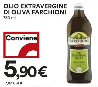 Coop OLIO EXTRAVERGINE DI OLIVA FARCHIONI 750 ml offerta