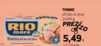 Coop Rio Mare Rio Mare - Tonno all'Olio di Oliva offerta