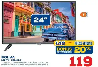 Euronics Bolva Led Tv LED24DC offerta