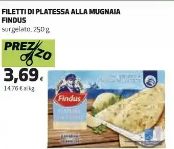 Ipercoop Findus Filetti Di Platessa Alla Mugnaia 250 G(ml) offerta