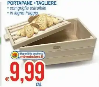 MD Discount Portapane + Tagliere offerta