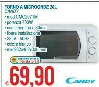 MD Discount Candy Forno A Microonde offerta