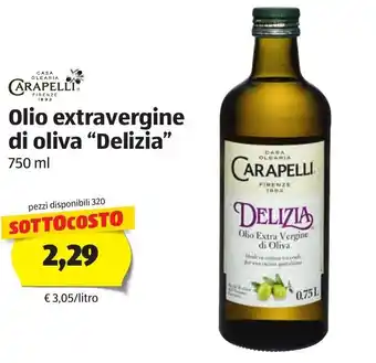 ALDI Olio extravergine di oliva "Delizia" 750ml offerta