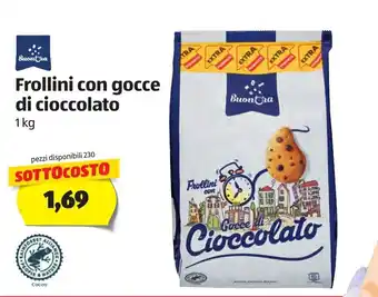 BuonOra Frollini con gocce di cioccolato 1kg