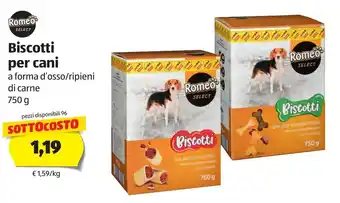 ALDI Biscotti per cani 750g offerta