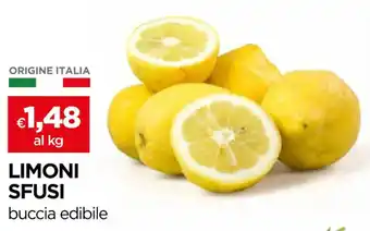 Unicoop LIMONI SFUSI buccia edibile offerta