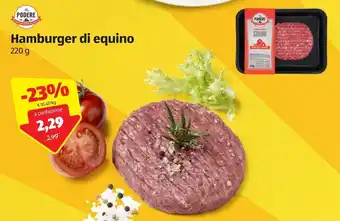 ALDI Hamburger di Equino 220g offerta