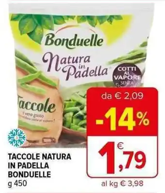 Iperal TACCOLE NATURA IN PADELLA BONDUELLE g 450 offerta