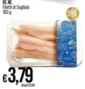 GE.NE. Filetti di Sogliola 180 g