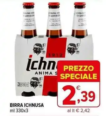 BIRRA ICHNUSA ml 330x3