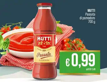 In Coop MUTTI Passata di pomodoro 700 g offerta
