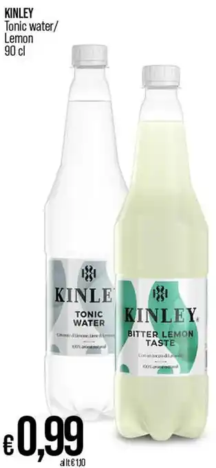 KINLEY Tonic water/ Lemon 90 cl