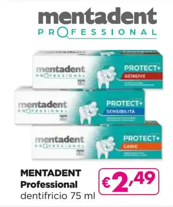 Acqua & Sapone MENTADENT Professional dentifricio 75 ml offerta
