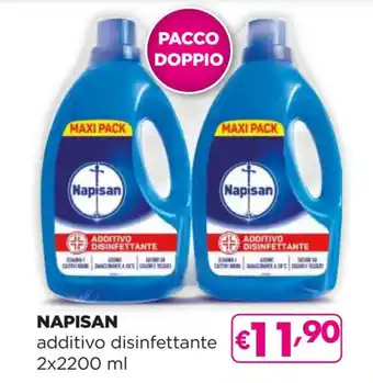Acqua & Sapone NAPISAN additivo disinfettante 2x2200 ml offerta