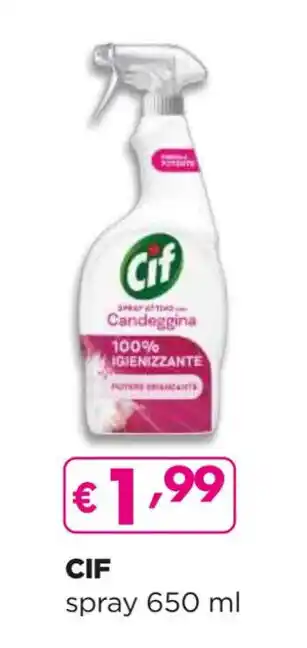 Acqua & Sapone CIF spray 650 ml offerta