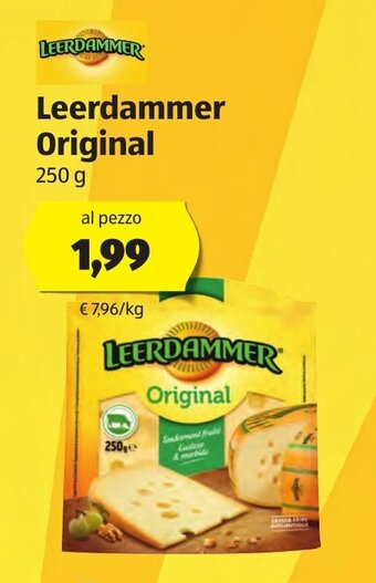 ALDI Leerdammer Original 250g offerta