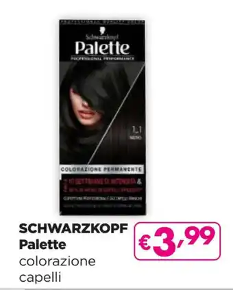Acqua & Sapone SCHWARZKOPF Palette colorazione capelli offerta