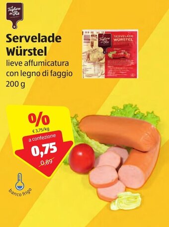 ALDI Servelade Würstel 200g offerta