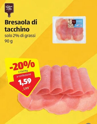 ALDI Bresaola di tacchino 90g offerta