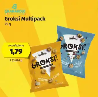 ALDI Granarolo Groksì Multipack 75g offerta
