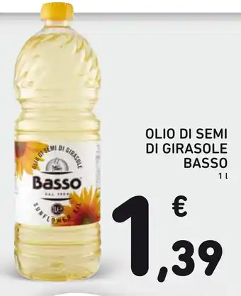 Spazio Conad OLIO DI SEMI DI GIRASOLE BASSO 1 l offerta