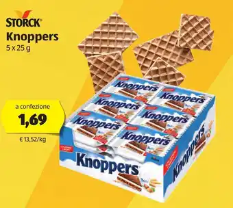 ALDI Storck Knoppers 5x25g offerta