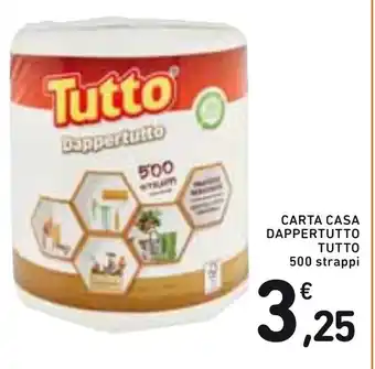 Spazio Conad CARTA CASA DAPPERTUTTO TUTTO 500 strappi offerta