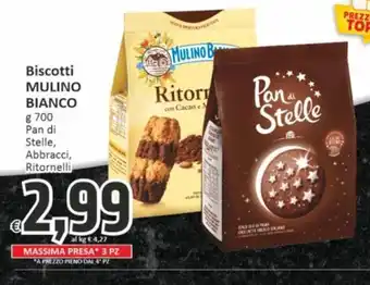 Paghi Poco Biscotti MULINO BIANCO g 700 Pan di Stelle, Abbracci, Ritornelli offerta