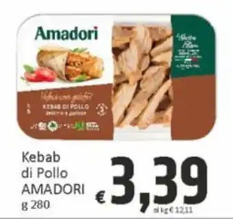 Paghi Poco Kebab di Pollo AMADORI g 280 offerta