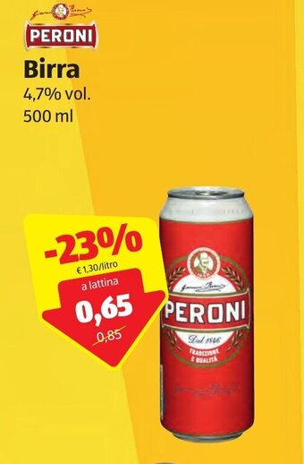 ALDI Peroni Birra 500ml offerta