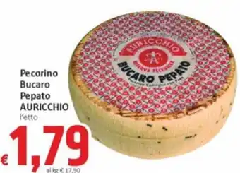 Paghi Poco Pecorino Bucaro Pepato AURICCHIO l'etto offerta