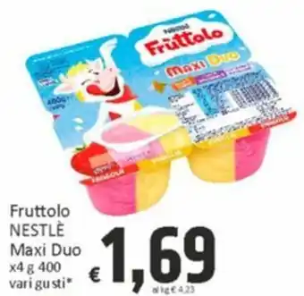 Paghi Poco Fruttolo NESTLÈ Maxi Duo x4 g 400 vari gusti offerta