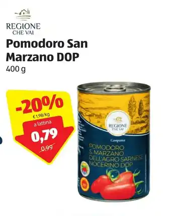 ALDI Pomodoro San Marzano DOP 400g offerta
