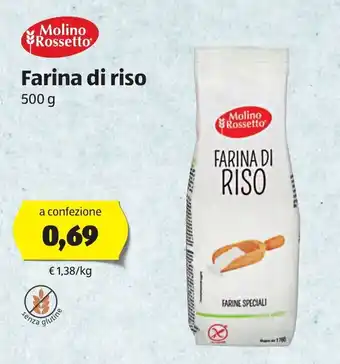 ALDI Farina di riso 500g offerta