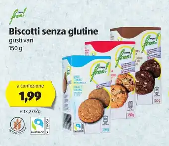 ALDI Biscotti senza glutine 150g offerta