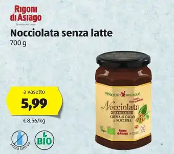 ALDI Nocciolata senza latte 700g offerta