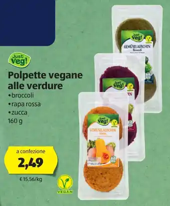 ALDI Polpette vegane alle verdure 160g offerta