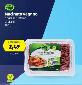 ALDI Macinato vegano 200g offerta