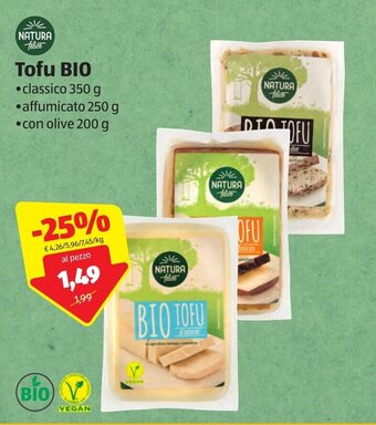 ALDI Tofu BIO 350g/250g/200g offerta