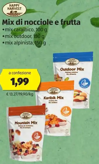 ALDI Mix di nocciole e frutta 100g/150g/50g offerta
