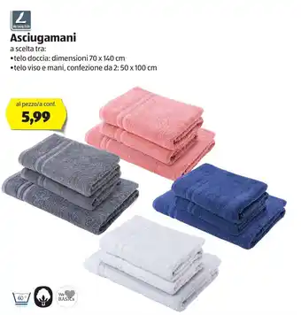 ALDI My Living Style Asciugamani offerta