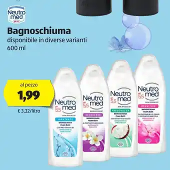 ALDI Neutromed Bagnoschiuma 600ml offerta