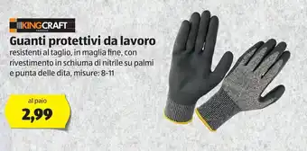 KingCraft Guanti protettivi da lavoro