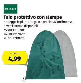 ALDI Gardenline Telo protettivo con stampe offerta