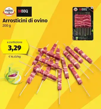 ALDI Il Podere Arrosticini di ovino 200g offerta